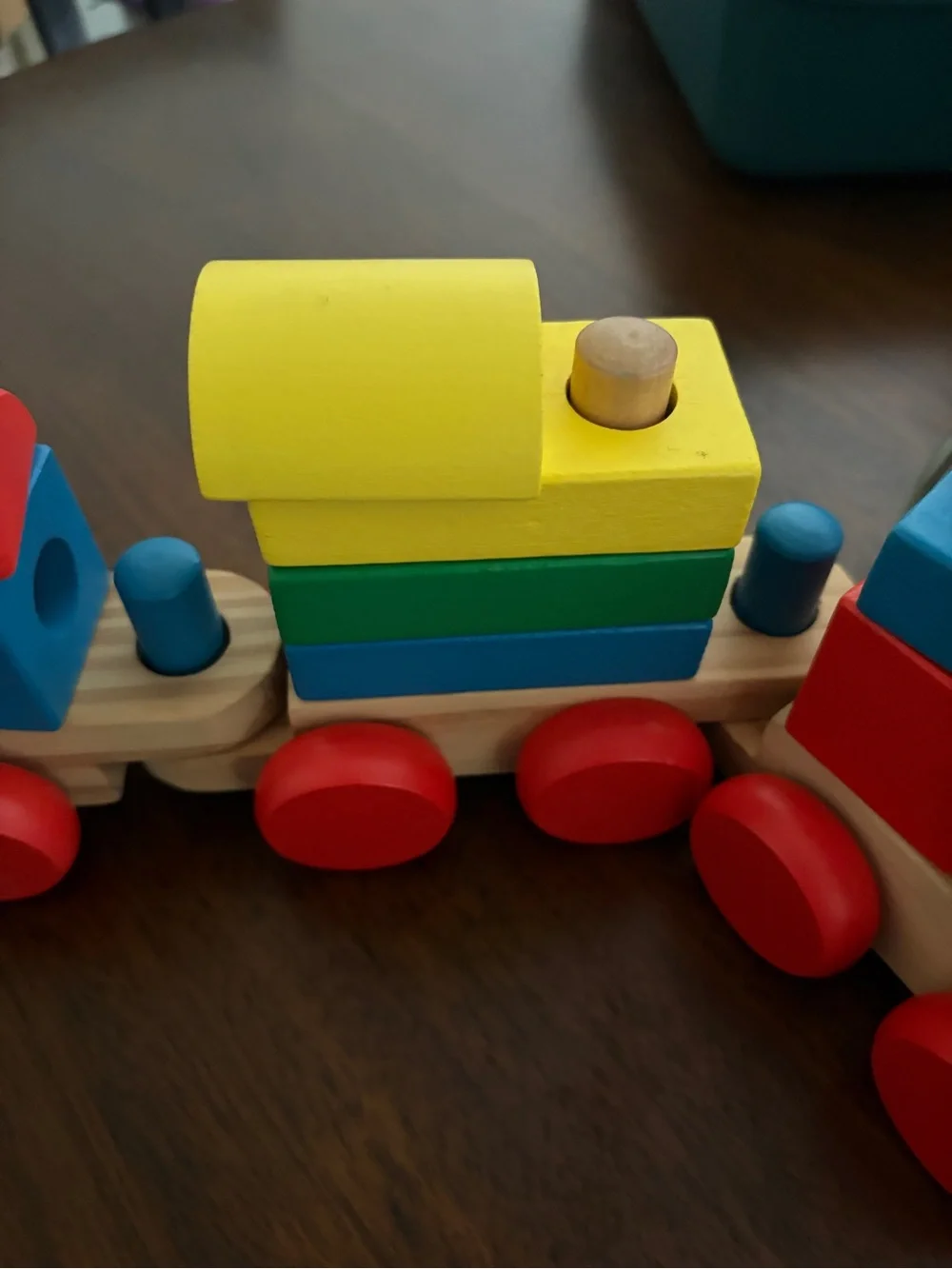 Melissa and Doug Wooden Train Set